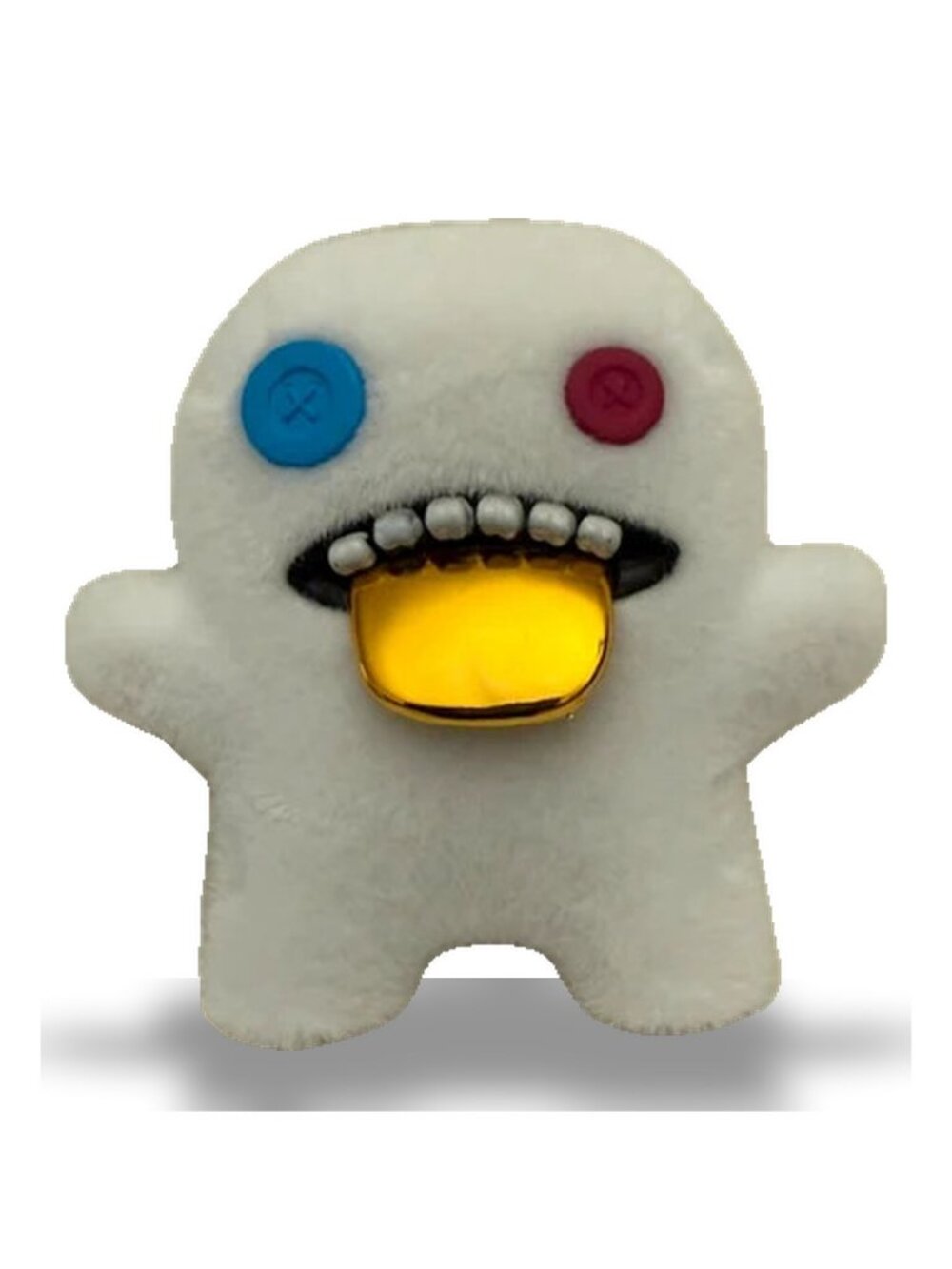 Fuggler Oogah Boogah White Gold 2.5" Mini Figure Rare